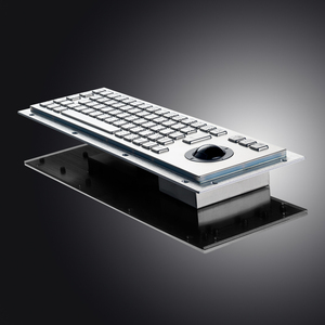 Teclado Braille de Acero Inoxidable 304, Compacto, Resistente al Vandalismo, Montaje <span class=keywords><strong>en</strong></span> Panel, Impermeable IP65, para Uso Industrial - Product Image 2