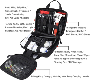 Trousse de premiers soins professionnelle 136 en 1 et kit de survie d'urgence pour la chasse en pleine nature - Product Image 4