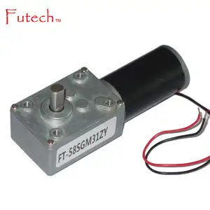 Hersteller Lieferant China billig Schnecken getriebe motor 24V Abschaltung kleiner Gleichstrom motor Schnecken getriebe mit Großhandel 12V DC Schnecken getriebe motor