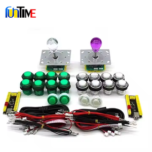 제로 딜레이 USB 인코더 8 방향 조이스틱 LED 푸시 버튼이있는 PC 게임기 Diy 아케이드 크레인 머신 키트 - Product Image 5