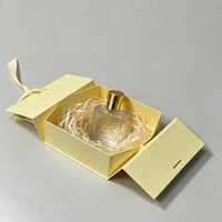 Boîte à parfum pliable personnalisée, emballage en papier pliable, boîte cadeau pliable avec fermeture magnétique et impression de logo personnalisée