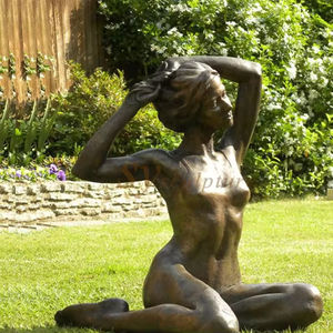 Personnalisation Sculpture de fille ballerine nue en bronze Mujer Desnuda belle statue de femme nue - Product Image 5