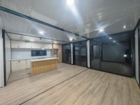 Faltbare Villa, Vorgefertigtes Modulares Doppelstöckiges Wasserdichtes Gartenhaus, Erweiterbares Containerhaus aus China