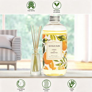 Huile <span class=keywords><strong>parfum</strong></span>ée en gros pour diffuseur à bâtonnets, senteurs agrumes et thé vert, huile essentielle <span class=keywords><strong>parfum</strong></span>ée pour diffuseur à bâtonnets domestique, huile de base pour diffuseur à bâtonnets - Product Image 5