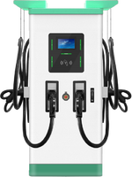 Station de recharge DC 120KW 200-1000V OCPP / RFID / Mot de passe / Plug and Play, recharge rapide 200A 300A, configuration optionnelle, double pistolet