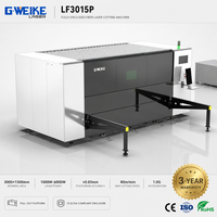 G.weike LF3015PII Zone de travail 3000*1500mm avec tiroir coulissant Machine de découpe laser à fibre à couverture complète
