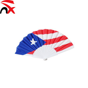 Abanico Plegable de Plástico con Impresión de Logotipo Publicitario, Bandera Nacional Mexicana, Venta Directa de Fábrica, para Juegos Deportivos de Fútbol 2026 - Product Image 2