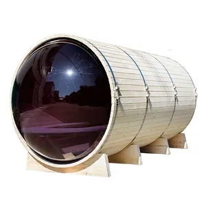 Wood Timber For Barrel Sauna Room Premium Modern Outdoor 6 People For Sale