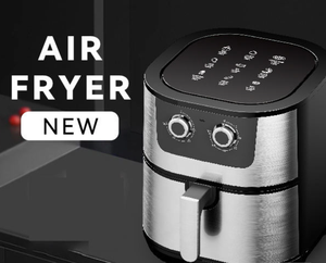 Friteuse à air sans huile de style moderne en alliage d'aluminium à commande numérique 8,1-10L 1400W pour usage domestique et hôtelier - Product Image 2