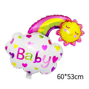 Keluaran baru balon Helium kertas timah Gender dekorasi pesta <span class=keywords><strong>Baby</strong></span> Shower anak laki-laki atau perempuan - Product Image 2