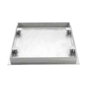 체인이있는 En124 평방 주거용 맨홀 커버 아연 도금 스틸 맨홀 커버 - Product Image 4