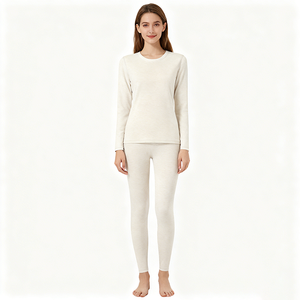 Nouveau haut de base pour femme, automne-hiver 2026, couleur unie, col rond basique, manches longues droites, <span class=keywords><strong>sous</strong></span>-vêtements chauds - Product Image 1