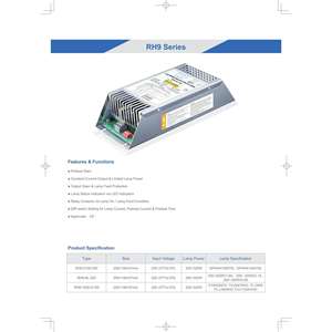 เครื่องทดสอบบัลลาสต์อิเล็กทรอนิกส์ราคาส่ง RH9-AL-320 200~320W สำหรับหลอด UV - Product Image 5