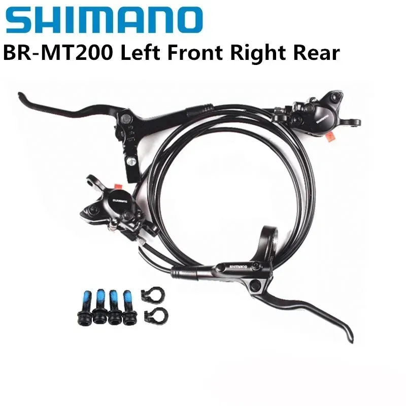 Phanh đĩa thủy lực xe đạp leo núi Shimano BR BL MT200 phanh đĩa thủy lực bên trái phía trước bên phải phía sau 800*1450mm