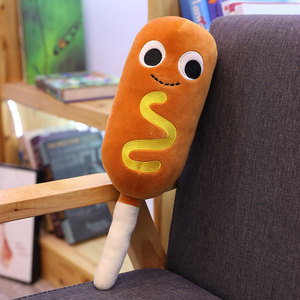 Offre Spéciale en peluche drôle réaliste Hot Dog en peluche oreiller canapé jeter nourriture oreiller étreinte oreiller de couchage - Product Image 2