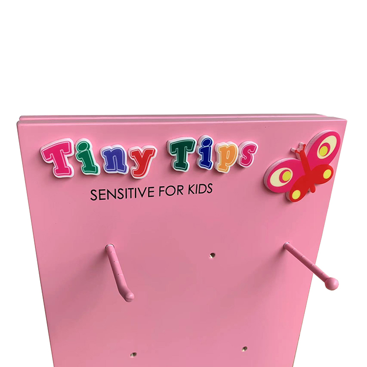 Hot Selling Modern Tiny Tips Sensitive Free Standing Rotating Display Rack for Kids Carton Packed — view 5