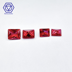 <span class=keywords><strong>Rubis</strong></span> synthétique en corindon de couleur <span class=keywords><strong>rouge</strong></span> <span class=keywords><strong>rubis</strong></span>, taille rectangulaire, 1 carat, <span class=keywords><strong>prix</strong></span> du <span class=keywords><strong>rubis</strong></span> artificiel en corindon de couleur <span class=keywords><strong>rubis</strong></span>, forme rectangulaire - Product Image 1