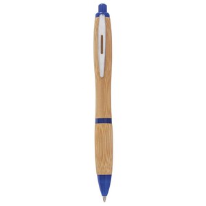Blue Bamboo <b>Novelty</b> Ballpoint <b>Pen</b> 0.7mm Writing Width Plastic Body Promotional Ballpen - Product Image 3