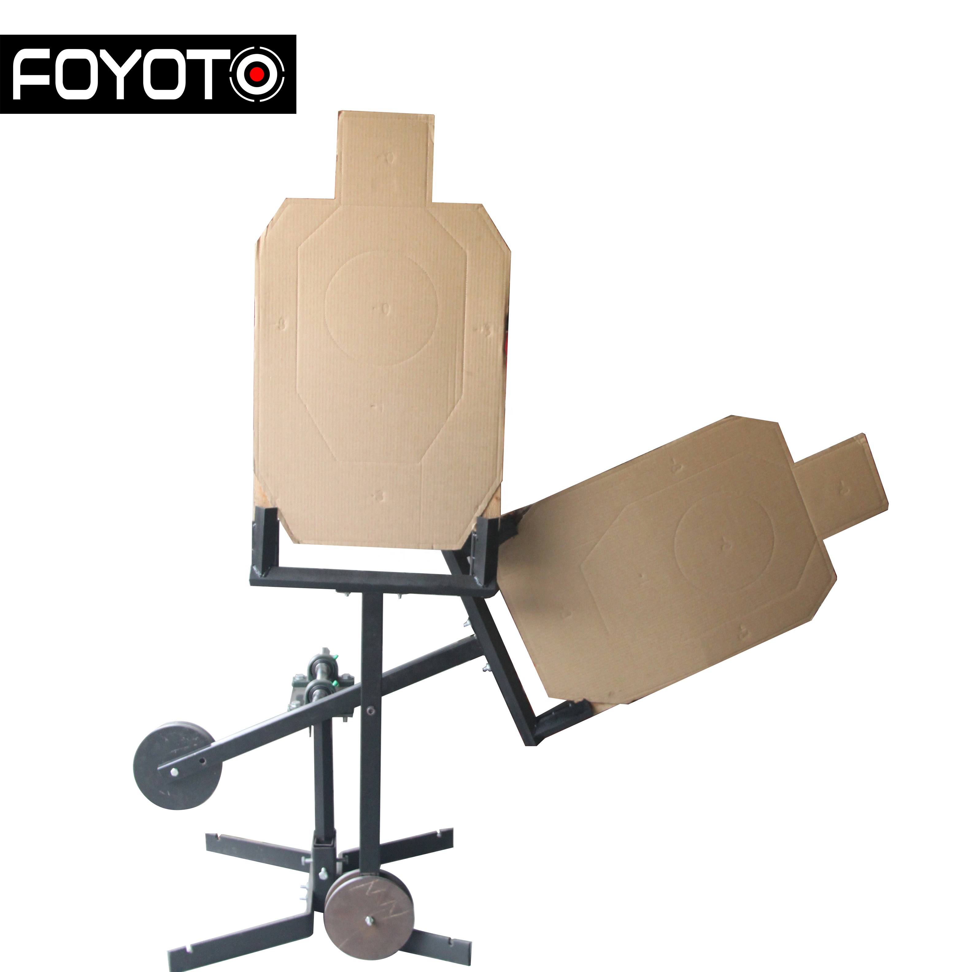 Soporte Dianas Kit Objetivos Acero AR500 - Diana Giratoria Para Práctica De Tiro Blancos Acero