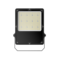 Projecteur LED 150W IP67 IK08 à haute efficacité lumineuse, luminaires extérieurs en verre autonettoyants