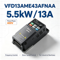 Variateur de fréquence AC ME300 VFD13AME43AFNAA 5,5 kW 400 V triphasé IP20, compatible avec les moteurs IM PM, contrôle vectoriel, pour ventilateur