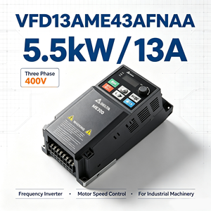 ไดรฟ์ AC รุ่นใหม่ ME300 VFD13AME43AFNAA 5.5kW 400V 3 เฟส VFD IP20 รองรับมอเตอร์ IM PM ควบคุมแบบเวกเตอร์ อินเวอร์เตอร์สำหรับพัดลม - Product Image 1