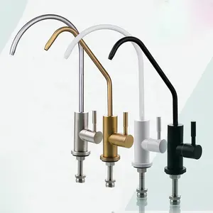 Hiện Đại Tốt Nhất Thép Không Gỉ Brushed Nickel Bar Bếp Bồn Rửa Chén Uống Nước Lọc Lọc Nước Vòi, Thương Mại Lọc Nước Vòi Nước