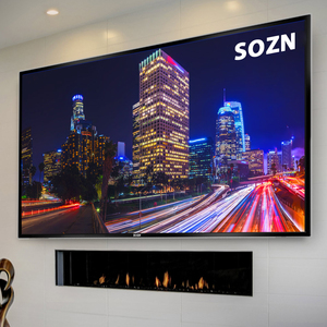 ทีวีอัจฉริยะใหม่85นิ้ว120Hz 4K ไร้กรอบความละเอียด8K QLED แอนดรอยด์วินโดวส์ Google โทรทัศน์เว็บ <span class=keywords><strong>OS</strong></span> บอร์ดสมาร์ตทีวี85นิ้ว - Product Image 1