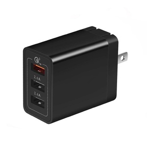 Chargeur USB 30W <span class=keywords><strong>rapide</strong></span> quick <span class=keywords><strong>Charge</strong></span> 3.0 avec 3 ports pour téléphone Mobile, adaptateur secteur avec 5V 2.4A max, pour Galaxy S10, S9, S8 Plus, <span class=keywords><strong>S7</strong></span> - Product Image 3