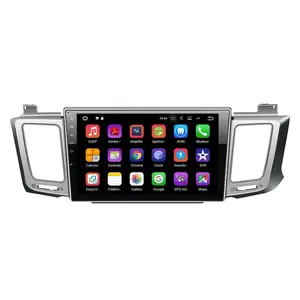 Autoradio multimédia 10.1 ", Android 10, Quad Core, Navigation GPS, WiFi, lecteur dvd, stéréo, 1din, pour voiture Toyota RAV4 (2012 à 2018)