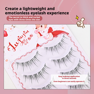 JIUYAN Crea Tu Propia Marca de Pestañas, Proveedor Mayorista de Pestañas <span class=keywords><strong>3D</strong></span> de Mink Sintético Hechas a Mano, Caja Personalizada con Tu Propio Logotipo - Product Image 3