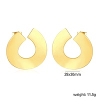 Pendientes de Aro de Acero Inoxidable al por Mayor, Chapados en Oro de 18k, con Perlas, Estrellas de Mar y Conchas Marinas, Modernos, para Mujeres y Niñas