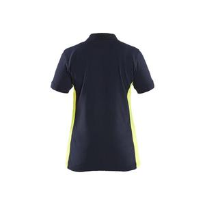 BLAKLADER - 339010508633M Women's <b>Polo</b> <b>Shirt</b> Dark <b>navy</b> <b>blue</b>/Hi-vis yellow - EAN 7330509889978 WORK T-<b>SHIRTS</b> AND <b>POLO</b> <b>SHIRTS</b> - Product Image 2