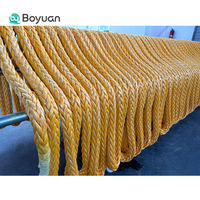 Cuerda de amarre Boyuan Marine UHMWPE de 6 mm y 12 cabos, alta resistencia, resistente a los rayos UV y a la corrosión, certificada por ISO/BV/CCS