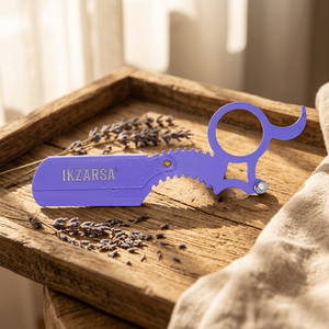 Rasoir professionnel à lame unique en acier inoxydable IKZARSA I-BRBR-01 pour hommes - Léger, pour le rasage humide du visage et du corps - Product Image 1