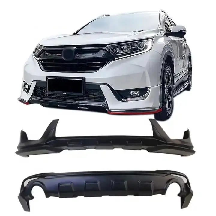 Xe BodyKit cho 2017 2019 Honda CRV phong cách ABS nhựa cho Honda CRV 2011 2012 2013 phía trước môi phía sau Lip bên váy không có màu sắc