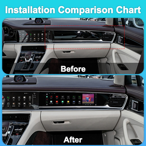 NaviHua Nouvel écran de divertissement Copilote de voiture Android de 11 pouces pour Porsche Panamera 971 2018 2023 Moniteur d'unité principale de passager - Product Image 1