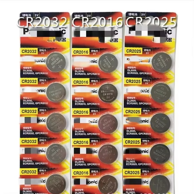 Manufacturers' 3V CR Series Button Battery CR2016 CR2025 CR2032 Lithium Coin Cell for Laptops and Branded Watches