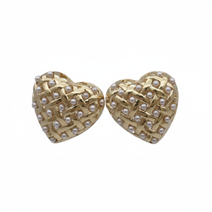 Elegante gruppo di alta gioielleria in sei pezzi con placcatura in oro con perle e diamanti per regali alla moda - Product Image 2