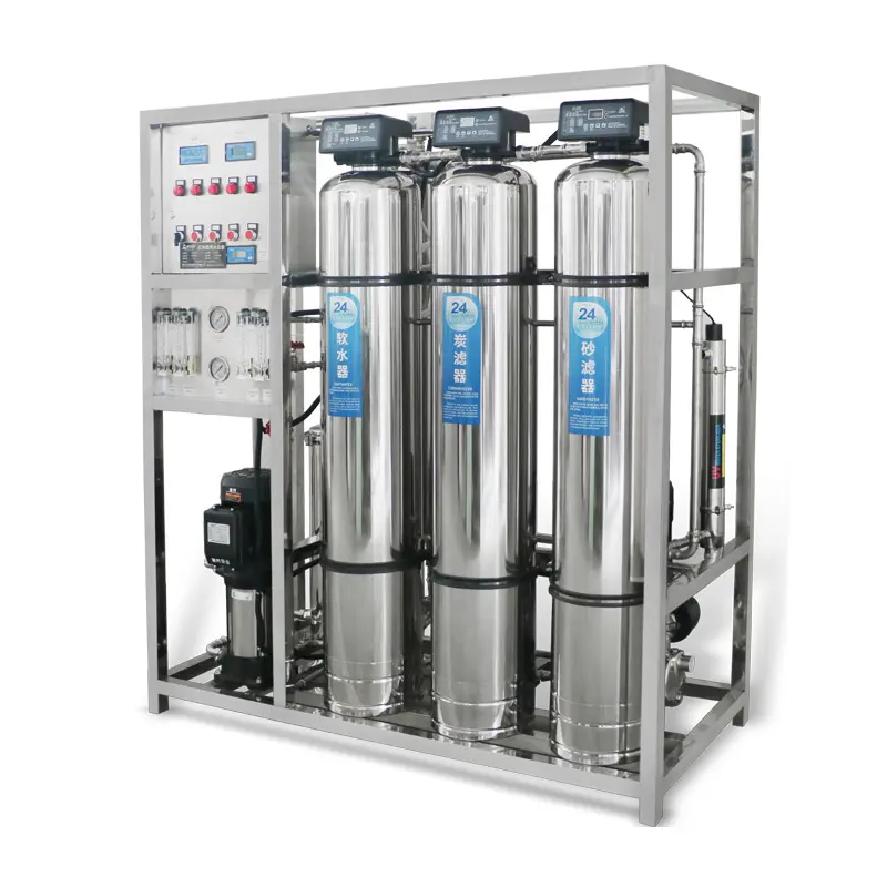 Máquina purificadora industrial de agua potable, sistema de ósmosis inversa para tratamiento de agua potable