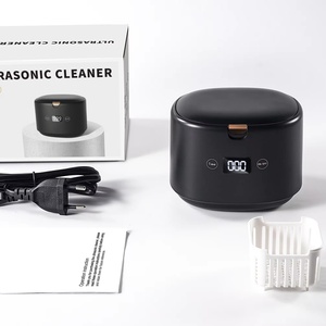 Portable 25W Ultrasonic Cleaner <b>Denture</b> Cleaning Machine Jewelry ,Retainer,Dental Mouth Guard,Toothbrush Head Ultrasonic Clean - Product Image 1