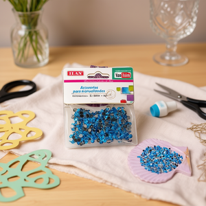 Strass Ilan 5 mm blu per artigianato e decorazioni - Product Image 3