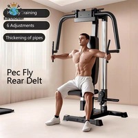 Appareil de musculation à charge libre pour exercices Pec Fly/Deltéens arrière, machine de pression bras-poitrine pour usage domestique