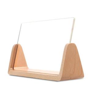 Khung ảnh bằng gỗ hình chữ U khung hình ảnh đứng Acrylic trong suốt khung ảnh không khung với plexiglass hoặc kính thật - Product Image 6