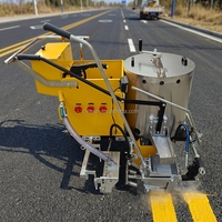 Machine de marquage routier thermoplastique de haute qualité, très vendue, avec godet de 150 mm
