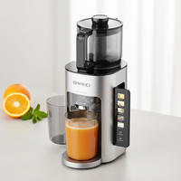 Nouvel extracteur de jus lent avec écran pliable, extracteur de jus de fruits pour carotte/céleri/gingembre/pomme/canne à sucre