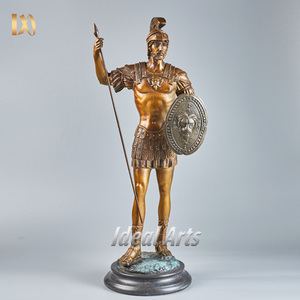 Estatua Pequeña de Hércules Arquero en Bronce Fundido para Decoración de Escritorio u Oficina - Product Image 4