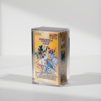 Boîtier de protection en acrylique transparent poli de haute qualité pour cartes TCG, idéal pour l'affichage en magasin de jeux de cartes à collectionner XC
