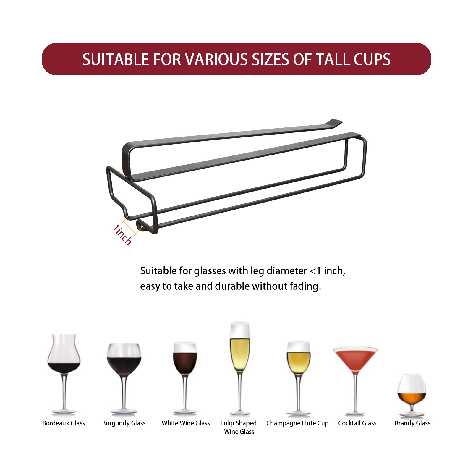 wine glass holder commercial