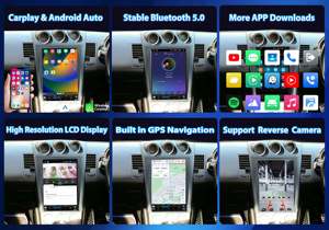 12.1 inch <span class=keywords><strong>Android</strong></span> 12 Auto Car đài phát thanh cho Nissan 350Z 2002-2007 rhd Stereo tự động Carplay GPS navigation đa phương tiện Máy nghe nhạc đơn vị đứng đầu - Product Image 6
